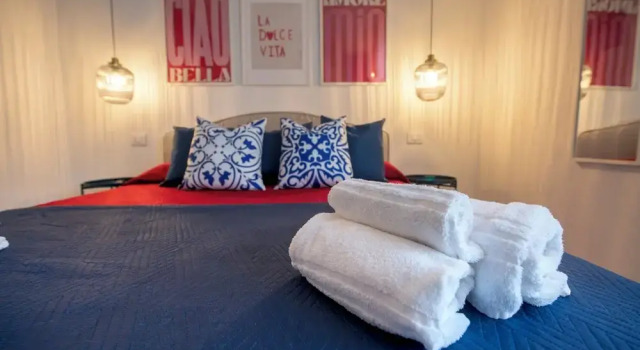 Номер Deluxe aMoneglia, 2 minutes walk to the beach, PVT PARK