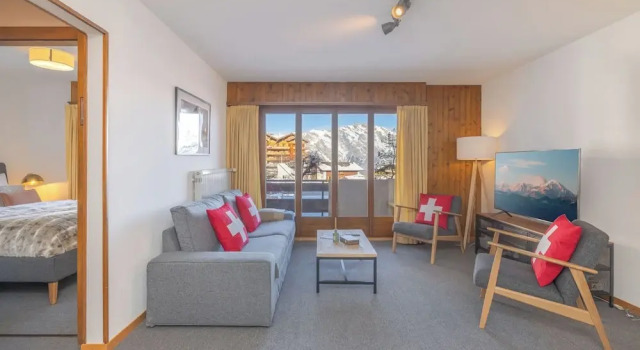 Central Apartment in La Tzoumaz - Last Minute Deal