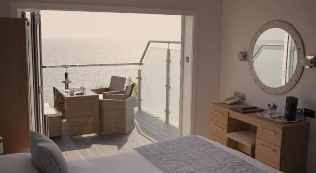 Семейный номер Standard с видом на море Luccombe Hall Hotel