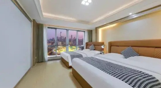 Двухместный люкс Beijing Shanglv Zhixuan Yongli International Service Apartment