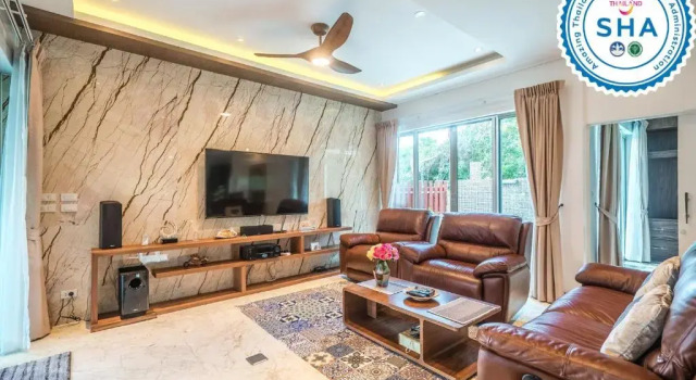 Вилла 4BR Entertainment Villa Stan - Pool, Gym, Sauna & Jacuzzi