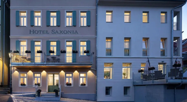Boutique Hotel Saxonia, Забронировать Бутик-отель Отели Карловых Варов 3 звезды, рядом с Vridelni kolonada, 3*