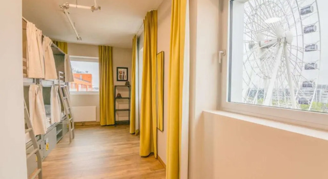 Кровать в общем номере Wombats City Hostel Munich Hauptbahnhof