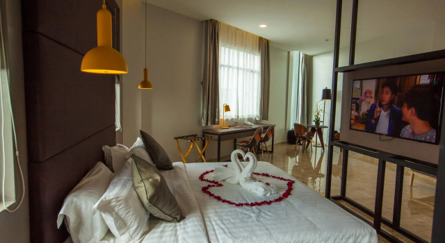 Двухместный люкс Bzz Hotel Skudai