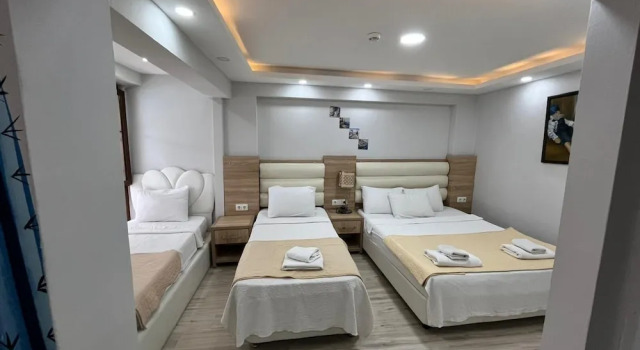 Четырёхместный номер Economy с видом на бассейн Alida Hotel Pamukkale