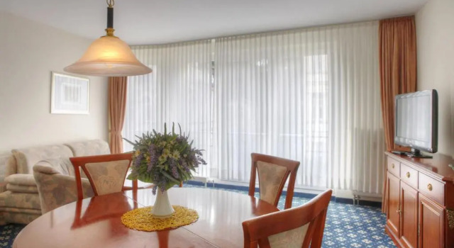 Апартаменты с балконом SEETELHOTEL Ostseeresidenz Bansin mit Pool und unmittelbarer Strandnähe