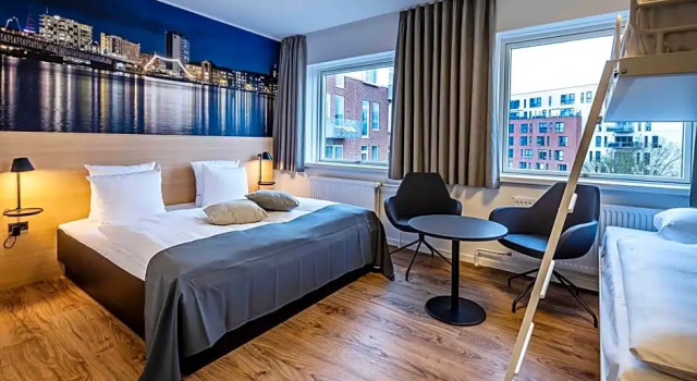 Семейный номер Standard KOMPAS Hotel Aalborg