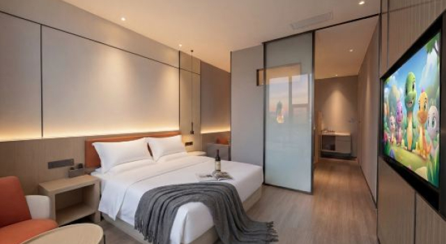 Семейный люкс с видом на город Zigong Jiduo Hotel