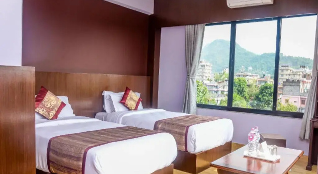 Двухместный номер Deluxe с видом на горы Trekkers Inn Boutique Hotel Pokhara