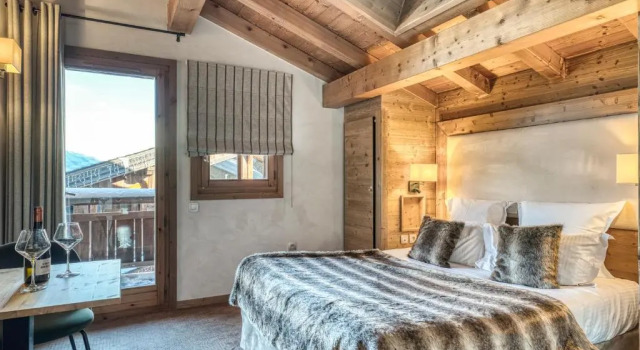 Двухместный номер Standard с балконом Les Loges Blanches Megève