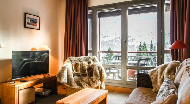South-facing newly renovated 2-bed apartment Les Terrasses d'Eos, Забронировать Апартаменты/квартира Отели Араш-ла-Фрас с бассейном, рядом с Поле для гольфа Flaine Les Carroz, Бассейн