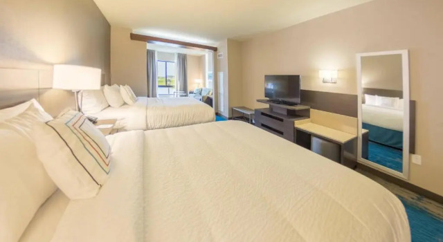 Двухместный люкс Fairfield Inn & Suites by Marriott Des Moines Altoona