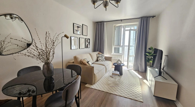 Two-bedroom apartment in Mirny, Oktyabrsky, Rezervovat Apartmán Moskva Rusko