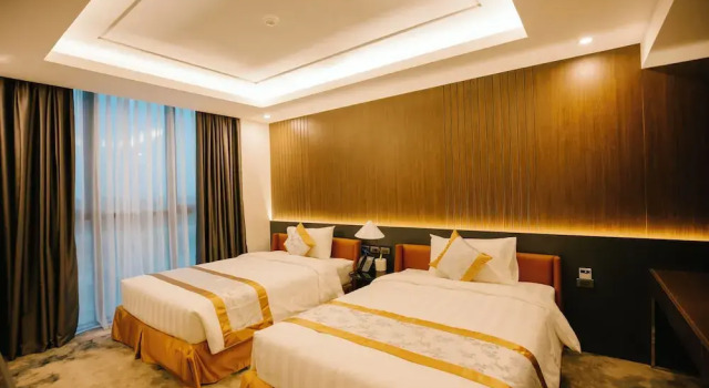 Четырёхместный номер Deluxe с видом на сад Songlam Waterfront Hotel - 藍江酒店