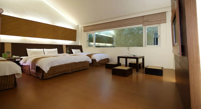 Четырёхместный номер Standard с видом на сад Yi Yuan Resort