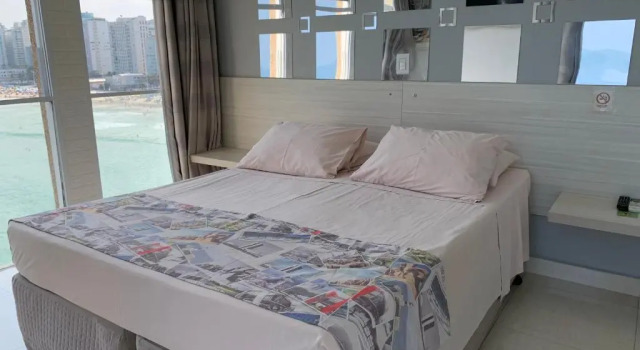 Двухместный номер Standard с видом на море Grand Hotel Guarujá - A sua Melhor Experiência Beira Mar na Praia