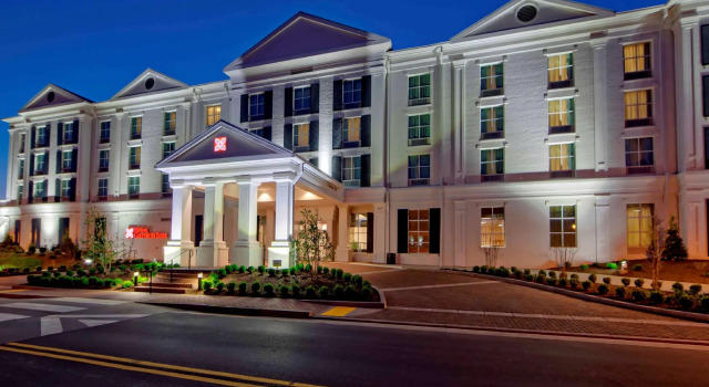 Кровать в общем номере Hilton Garden Inn Nashville Brentwood