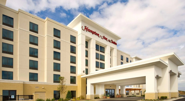 Кровать в общем номере Hampton Inn & Suites Chattanooga/Hamilton Place