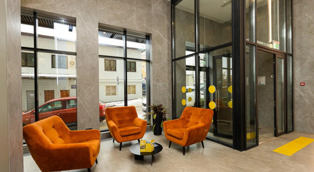MOKO Apartments on Ivan Franko Street, Rezervovat Apartmán Hotely v ZAO Area s parkováním, Parkování