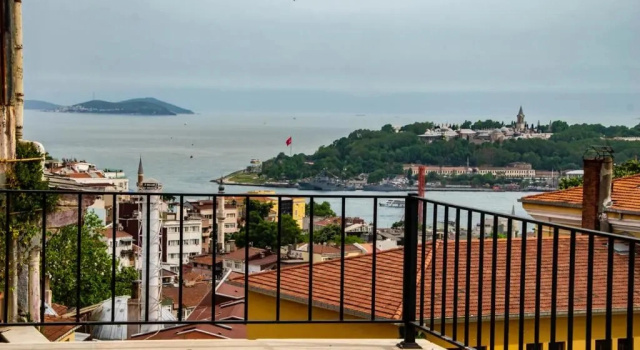 Одноместный номер Deluxe с балконом и с видом на море ROYAL TAKSIM SUITES