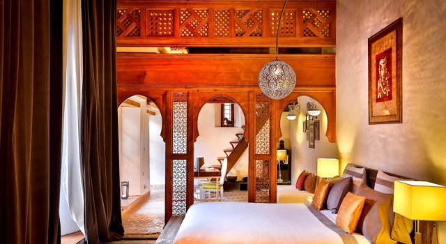 Suite con balcone e con vista sul cortile Karawan Riad