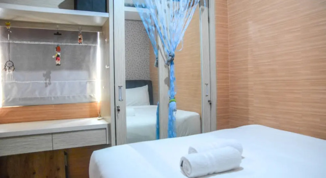 1 Bedroom at Green Pramuka Apartment by Travelio, Prenota Appartamento Cempaka Putih 