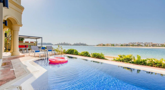 Fabulous Beachfront Palm Villa | Private Pool