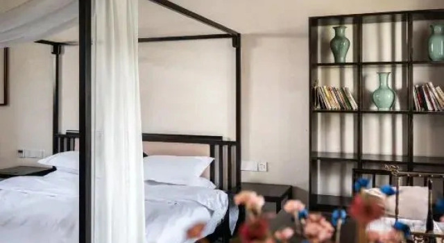 Двухместный люкс Tingjian Musu Private Soup Design Homestay - South Gate of Wuzhen Xizha Scenic Area