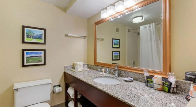 Двухместный люкс c 1 комнатой Comfort Inn & Suites Durham near Duke University