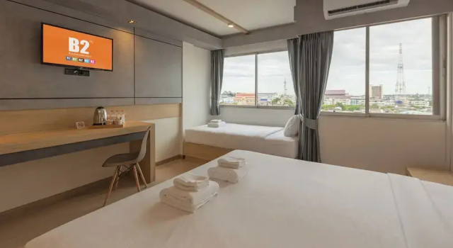 Трёхместный номер Deluxe B2 Surat Thani Boutique & Budget Hotel