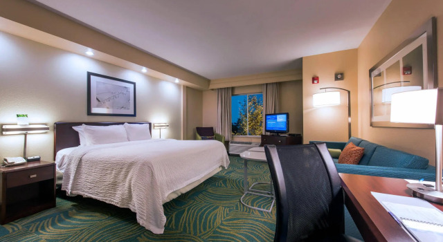 Двухместный люкс c 1 комнатой SpringHill Suites by Marriott Boston Devens Common Center