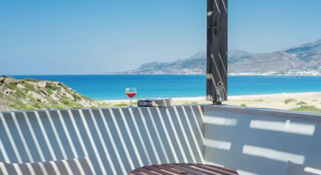 Вилла с 3 комнатами с видом на море Crete Essence Villas – Lagkada