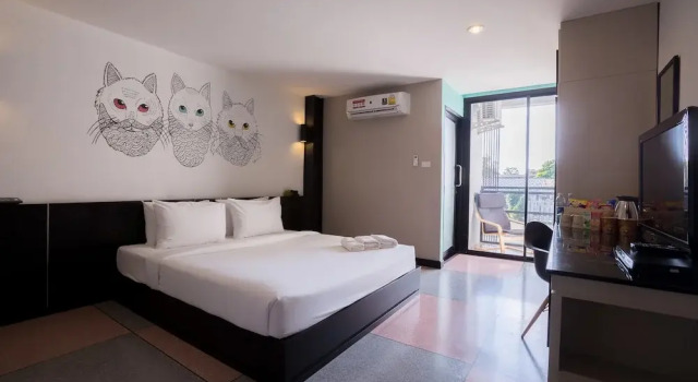 Двухместный номер Deluxe с балконом Pen Ta Hug Hotel