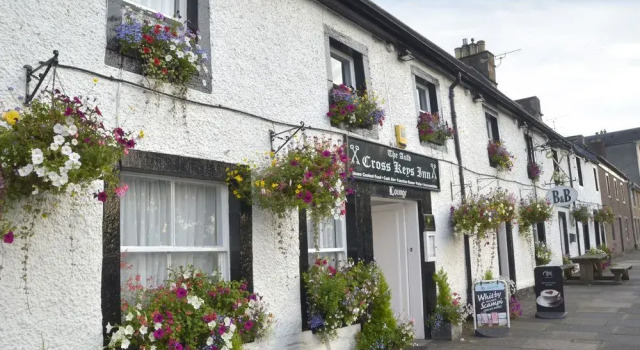 Auld Cross Keys Inn, Book Hotel Hoteller i Borders med parkering, Parkering