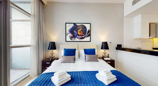 Damac Hills Golf Promenade 2A 309, Забронировать Отель Отели Эмирата Дубая с бассейном, рядом с Поле для гольфа Jumeirah Golf Estates, Бассейн