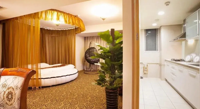 Shiyu Round-bed Theme Service Apartment, Book Lejlighed Hoteller i Beijing Province med parkering, Parkering