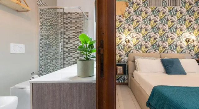 Двухместный номер Deluxe с видом на сад Villa Vaghi Rooms