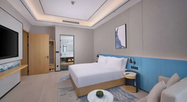 Двухместный люкс Deluxe Hilton Garden Inn Huludao Longxing Road