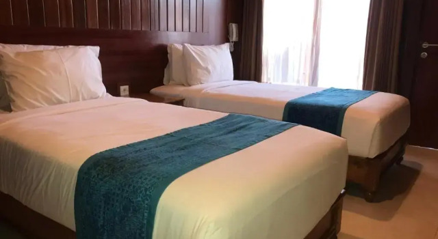 Двухместный номер Standard с балконом Seahouse Bali Indah Beach Inn