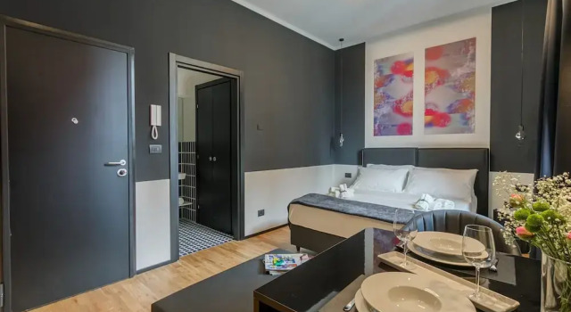 Bright Studio With gym and Coworking, Milan