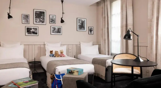 Трёхместный номер Hôtel Hélios Opéra