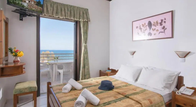 Апартаменты c 1 комнатой с видом на море Iliostasi Beach Apartments