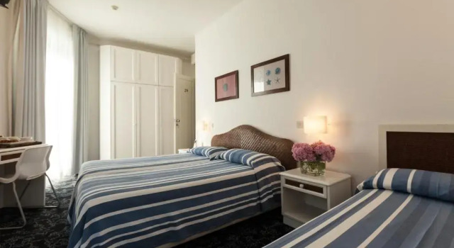 Трёхместный номер Deluxe с видом на море Albergo alla Spiaggia