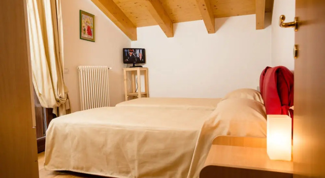 Апартаменты с 2 комнатами с балконом Residence Rta La Rosa delle Dolomiti