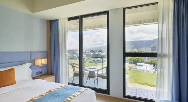 Четырёхместный номер Standard с видом на горы Lanyang Seaview Hotel