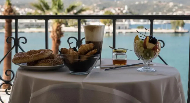 Двухместный номер Deluxe с балконом и с видом на море Theano Hotel