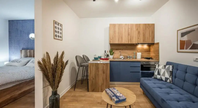 Апартаменты c 1 комнатой Atomium apartments