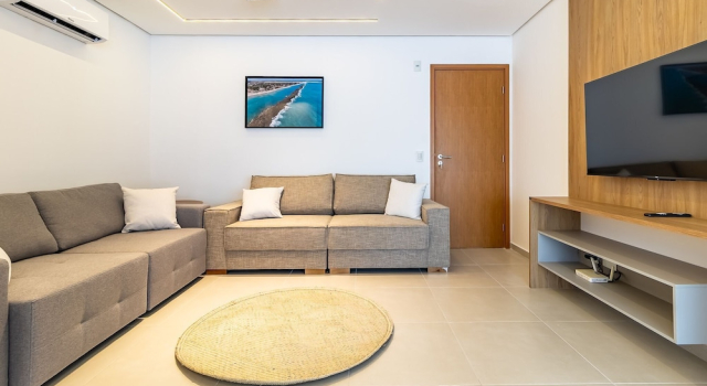 Апартаменты APTO 4 Suítes | Espaçoso | Varanda Gourmet | San Martin | Destino BSM 303A