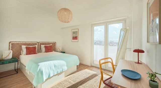 Seaview & Sunset Balcony Charm, By Timecooler, Забронировать Апартаменты/квартира Сетубал Costa Azul, рядом с Castelo São Filipe