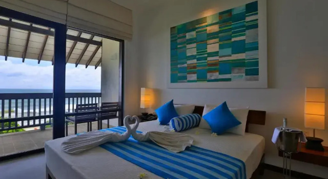 Двухместный номер Superior с балконом и с видом на океан Отель Temple Tree Resort & Spa